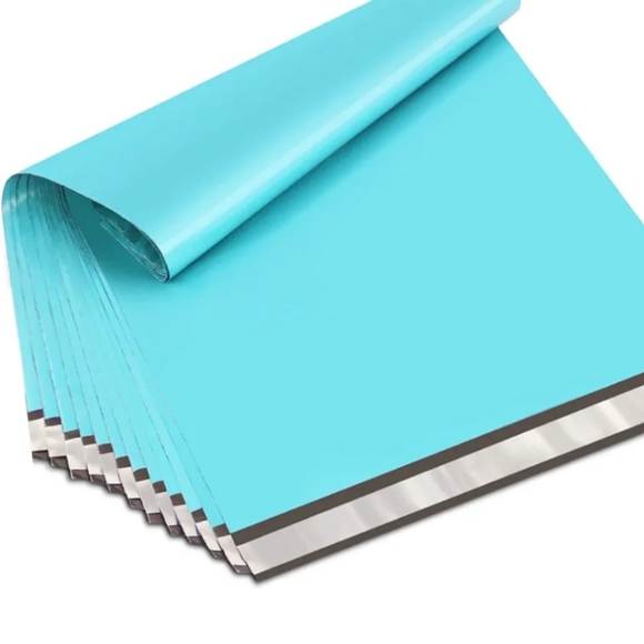 New 25 Poly Mailers 24x24 Teal Pack Extra Large Shipping Bags Strong Thick - Picture 1 of 4